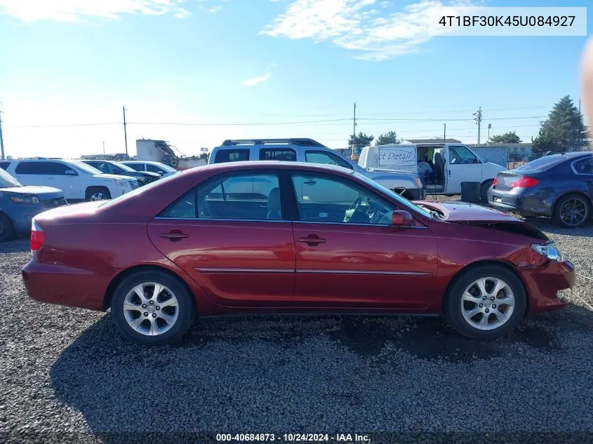 2005 Toyota Camry Xle V6 VIN: 4T1BF30K45U084927 Lot: 40684873