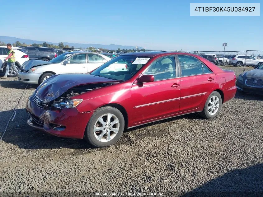 2005 Toyota Camry Xle V6 VIN: 4T1BF30K45U084927 Lot: 40684873