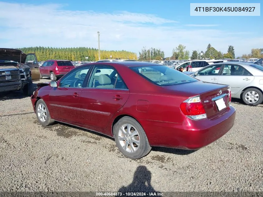 2005 Toyota Camry Xle V6 VIN: 4T1BF30K45U084927 Lot: 40684873