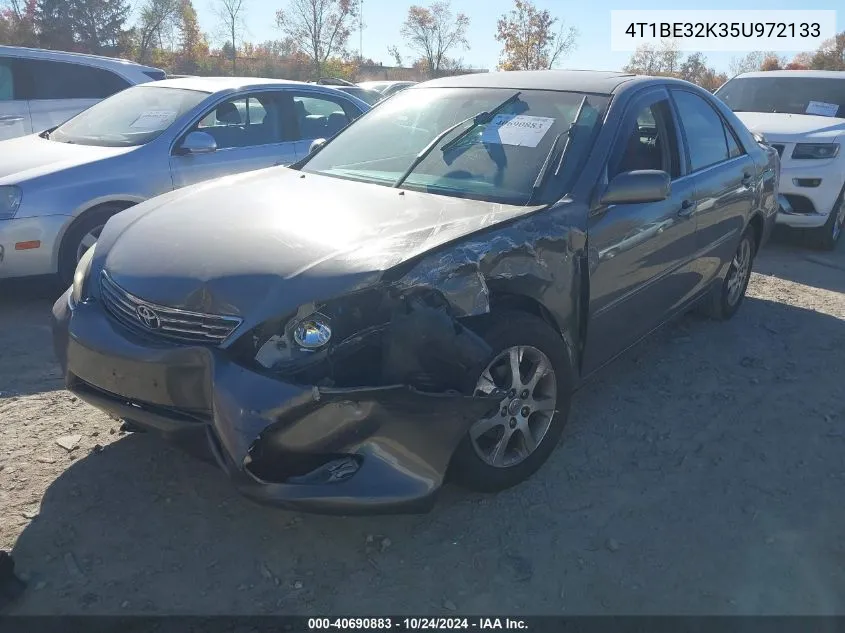 2005 Toyota Camry Xle VIN: 4T1BE32K35U972133 Lot: 40690883