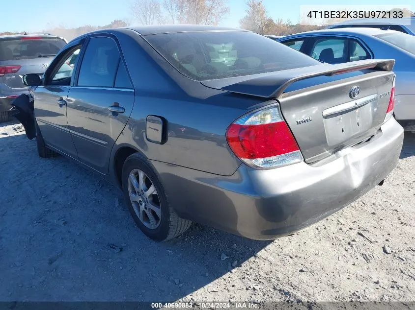 2005 Toyota Camry Xle VIN: 4T1BE32K35U972133 Lot: 40690883