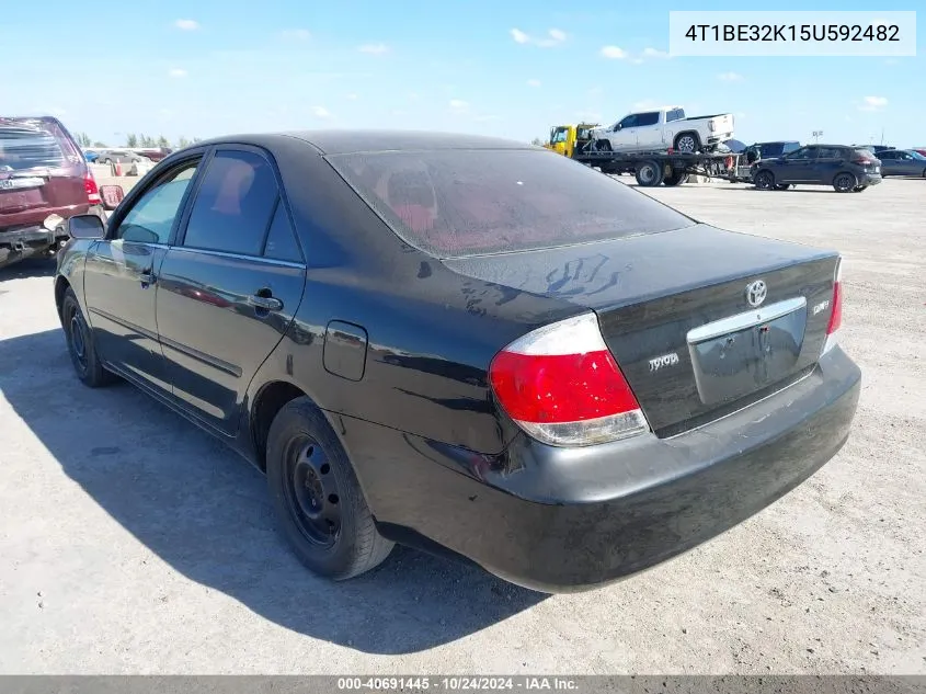 2005 Toyota Camry Std VIN: 4T1BE32K15U592482 Lot: 40691445