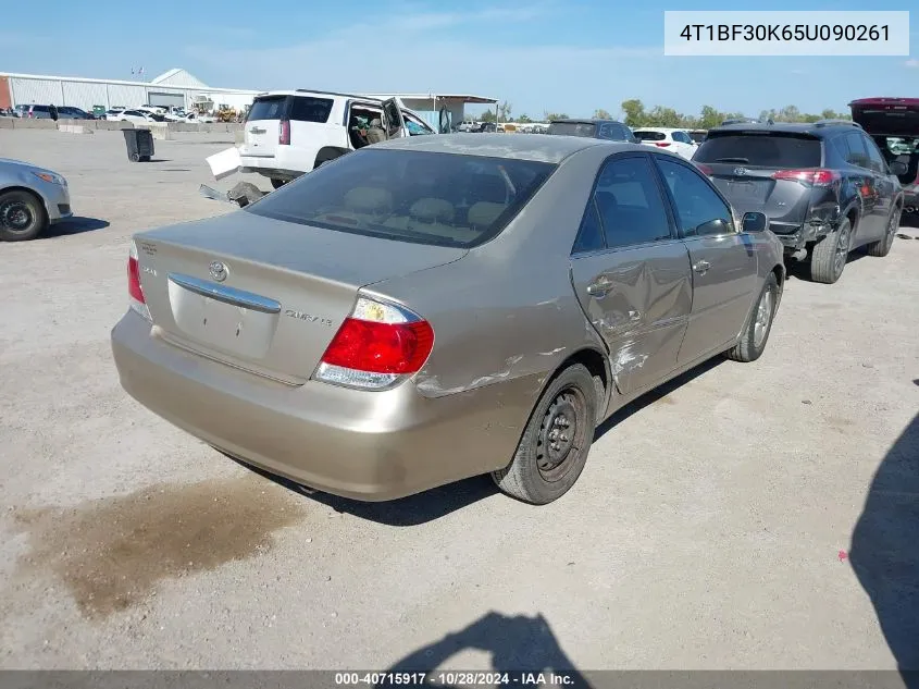 2005 Toyota Camry Xle V6 VIN: 4T1BF30K65U090261 Lot: 40715917