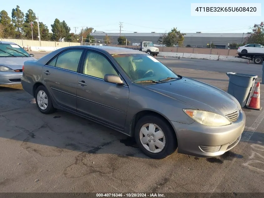 2005 Toyota Camry Le VIN: 4T1BE32K65U608420 Lot: 40716346