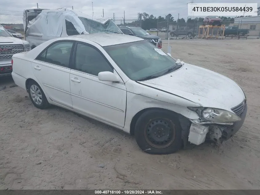 2005 Toyota Camry Le VIN: 4T1BE30K05U584439 Lot: 40718100