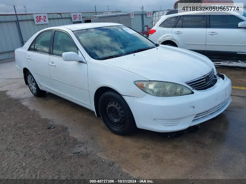 2005 Toyota Camry Le VIN: 4T1BE32K05U565774 Lot: 40727356