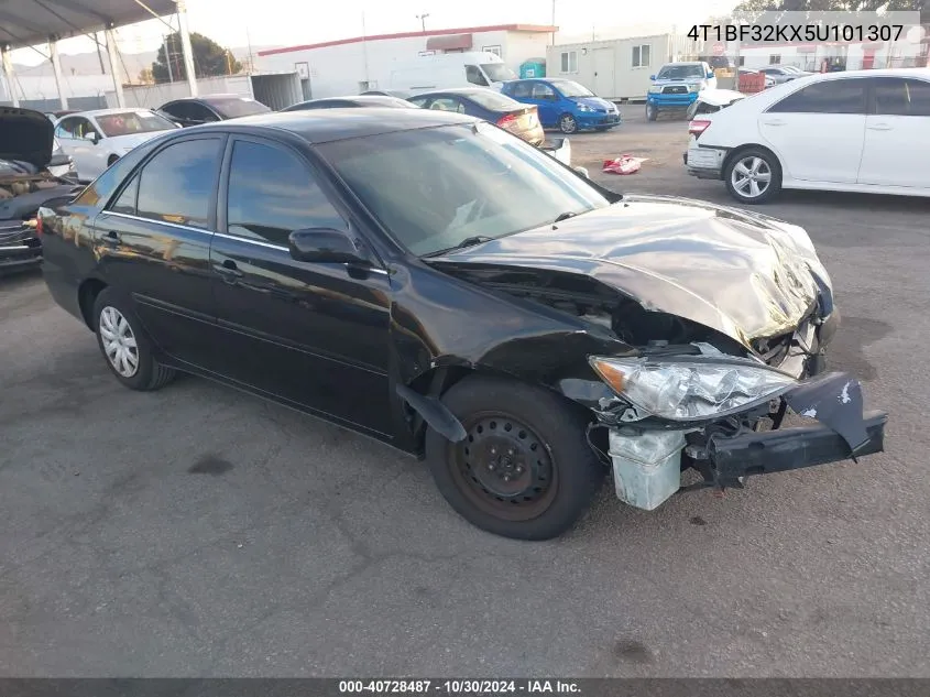 2005 Toyota Camry Le V6 VIN: 4T1BF32KX5U101307 Lot: 40728487