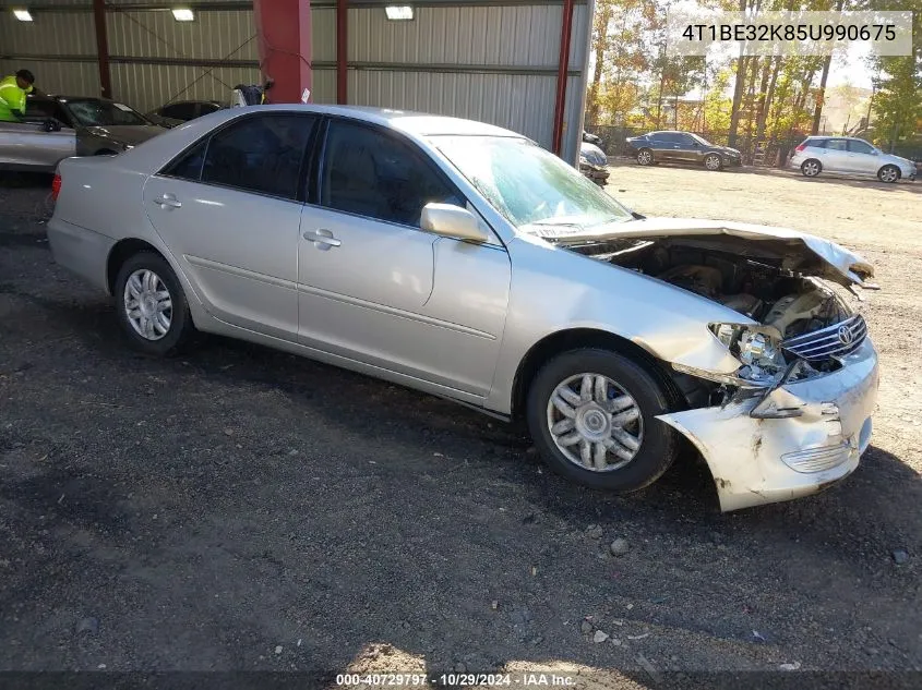 2005 Toyota Camry Le VIN: 4T1BE32K85U990675 Lot: 40729797