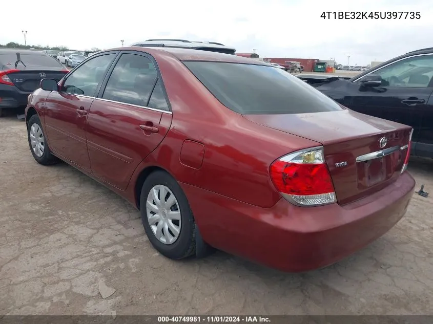 2005 Toyota Camry Le VIN: 4T1BE32K45U397735 Lot: 40749981