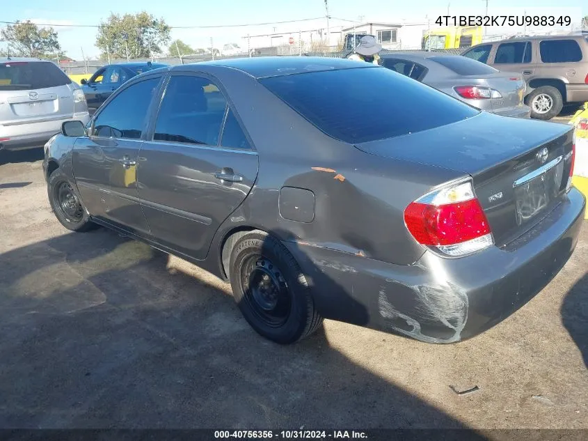 2005 Toyota Camry Le VIN: 4T1BE32K75U988349 Lot: 40756356