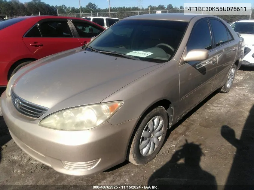 2005 Toyota Camry Le VIN: 4T1BE30K55U075611 Lot: 40762925