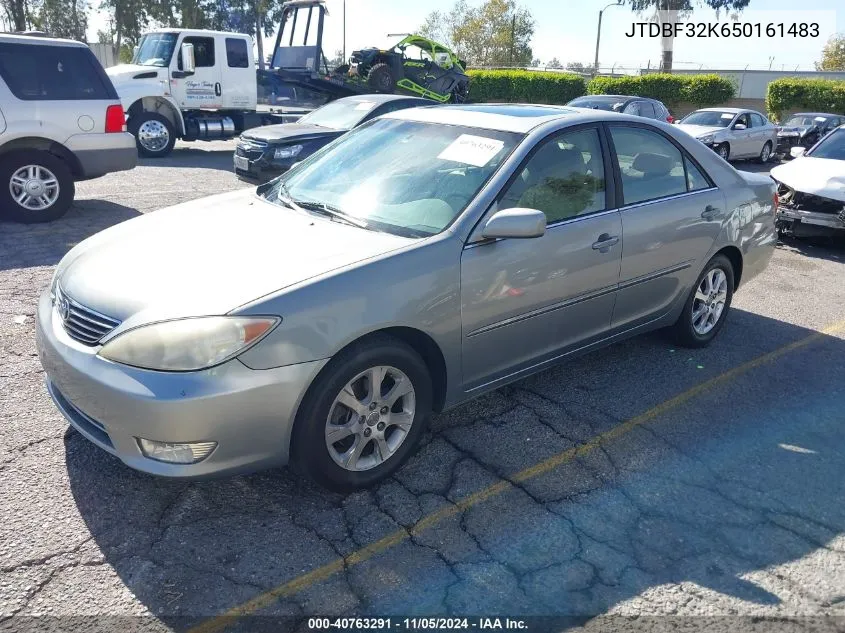 2005 Toyota Camry Xle V6 VIN: JTDBF32K650161483 Lot: 40763291