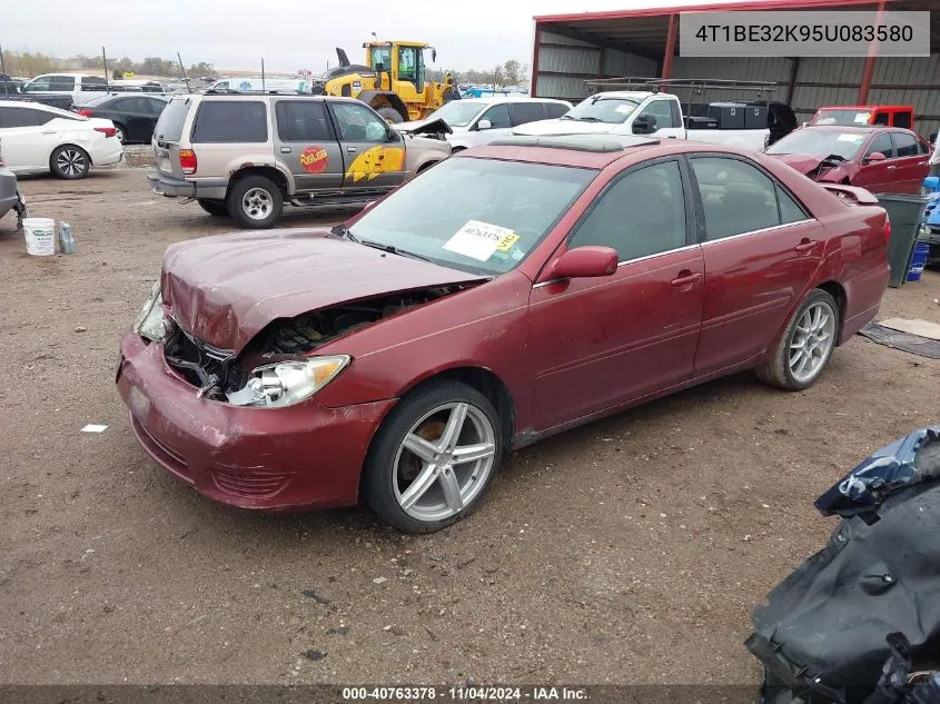 2005 Toyota Camry Le VIN: 4T1BE32K95U083580 Lot: 40763378