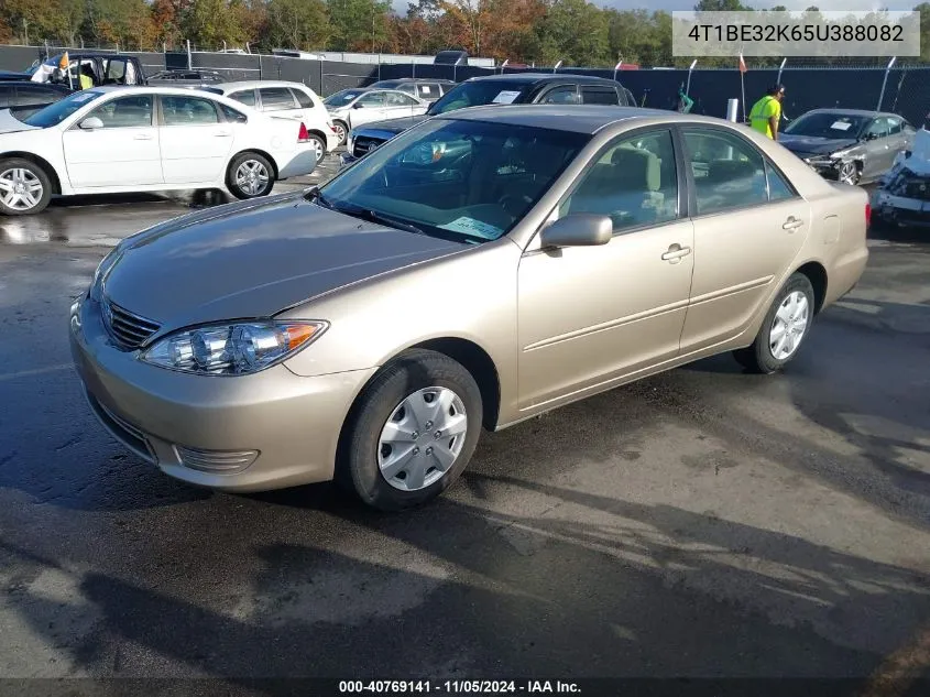 2005 Toyota Camry Le VIN: 4T1BE32K65U388082 Lot: 40769141