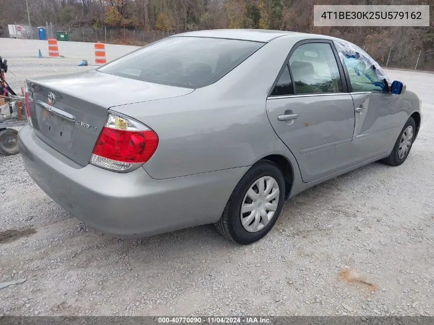 2005 Toyota Camry Le VIN: 4T1BE30K25U579162 Lot: 40770090