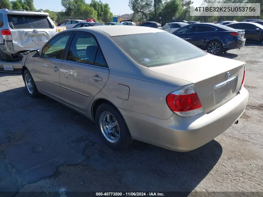 2005 Toyota Camry Le VIN: 4T1BE32K25U053756 Lot: 40773500