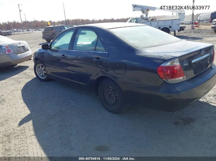 2005 Toyota Camry Std VIN: 4T1BE32K45U633977 Lot: 40784516