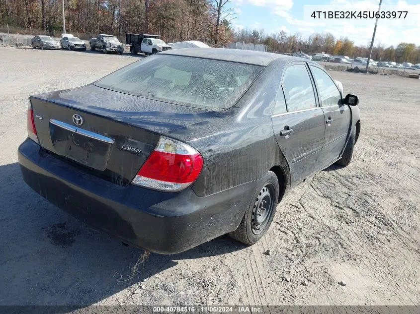 2005 Toyota Camry Std VIN: 4T1BE32K45U633977 Lot: 40784516