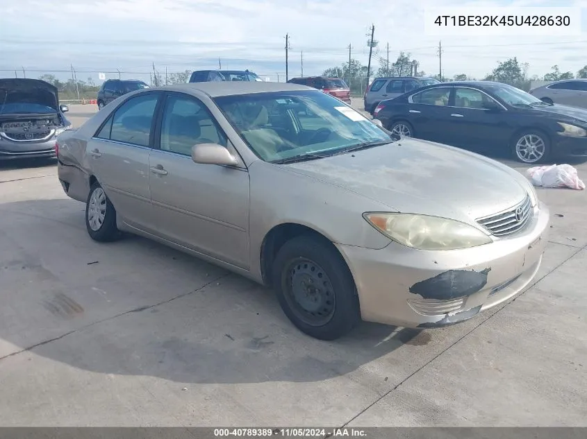 2005 Toyota Camry Le VIN: 4T1BE32K45U428630 Lot: 40789389