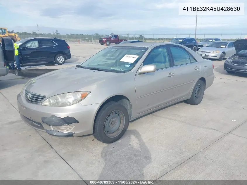 2005 Toyota Camry Le VIN: 4T1BE32K45U428630 Lot: 40789389