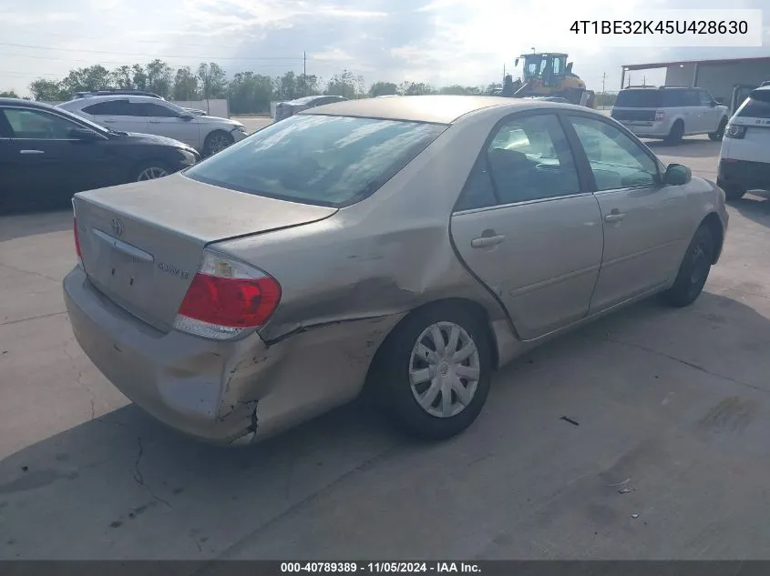 2005 Toyota Camry Le VIN: 4T1BE32K45U428630 Lot: 40789389