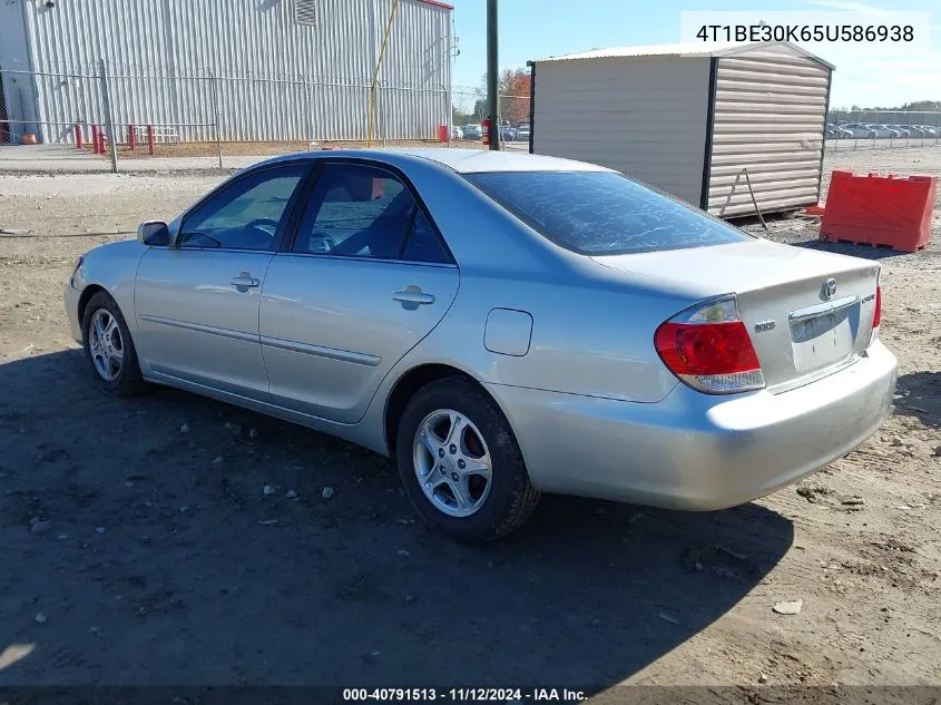 2005 Toyota Camry Le VIN: 4T1BE30K65U586938 Lot: 40791513