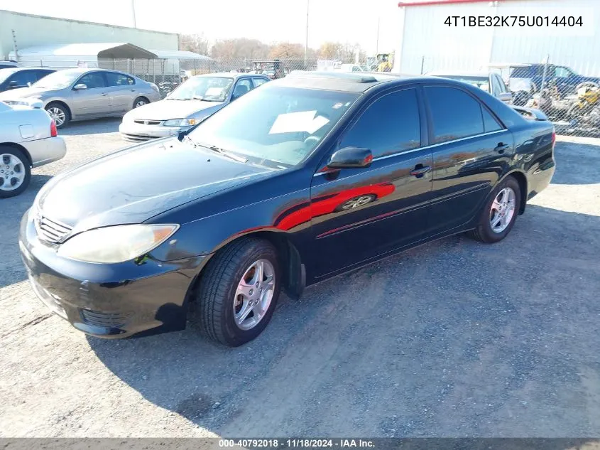 2005 Toyota Camry Le VIN: 4T1BE32K75U014404 Lot: 40792018