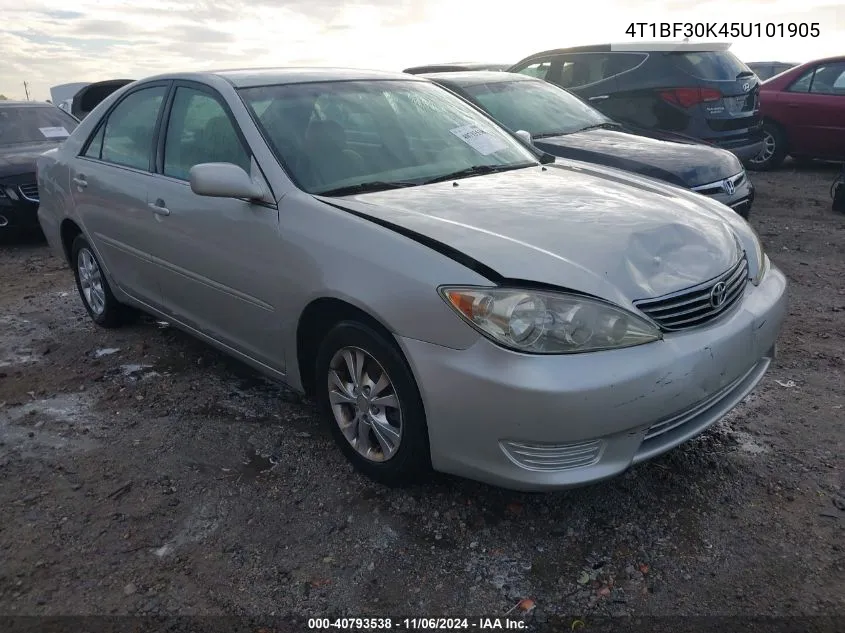 2005 Toyota Camry Le V6 VIN: 4T1BF30K45U101905 Lot: 40793538