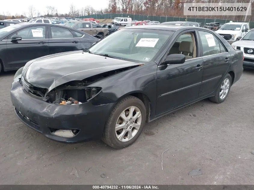 2005 Toyota Camry Xle VIN: 4T1BE30K15U401629 Lot: 40794232