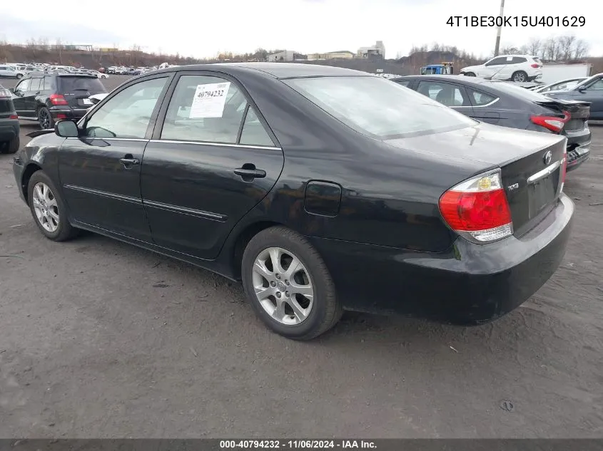 2005 Toyota Camry Xle VIN: 4T1BE30K15U401629 Lot: 40794232