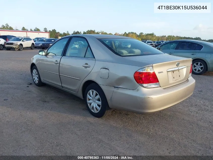 2005 Toyota Camry Le VIN: 4T1BE30K15U536044 Lot: 40795363