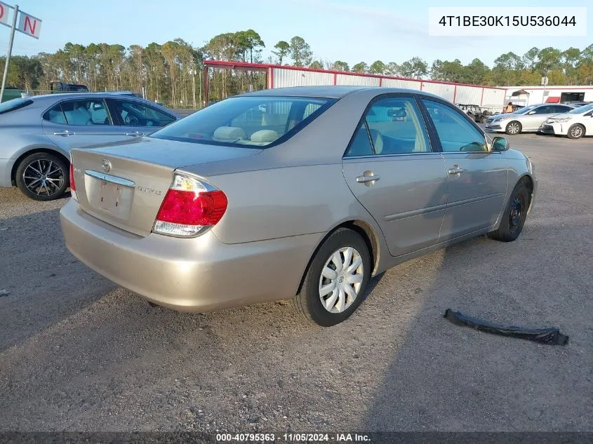 2005 Toyota Camry Le VIN: 4T1BE30K15U536044 Lot: 40795363