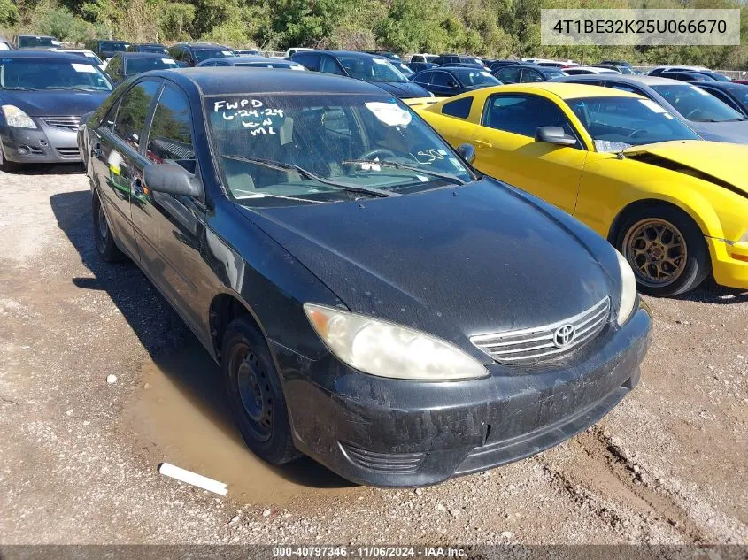 2005 Toyota Camry Std VIN: 4T1BE32K25U066670 Lot: 40797346