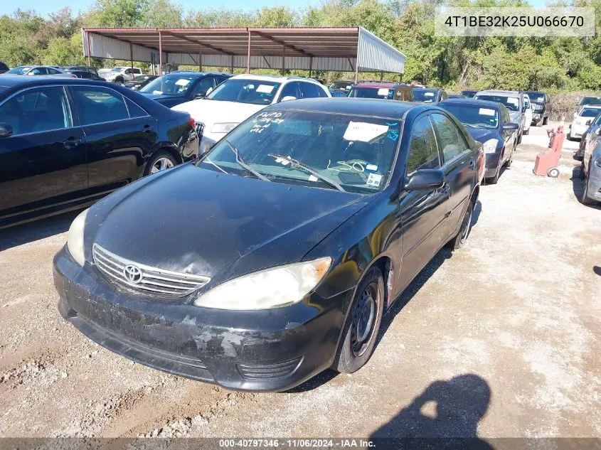 2005 Toyota Camry Std VIN: 4T1BE32K25U066670 Lot: 40797346