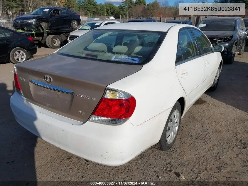 2005 Toyota Camry Le VIN: 4T1BE32K85U023841 Lot: 40803827