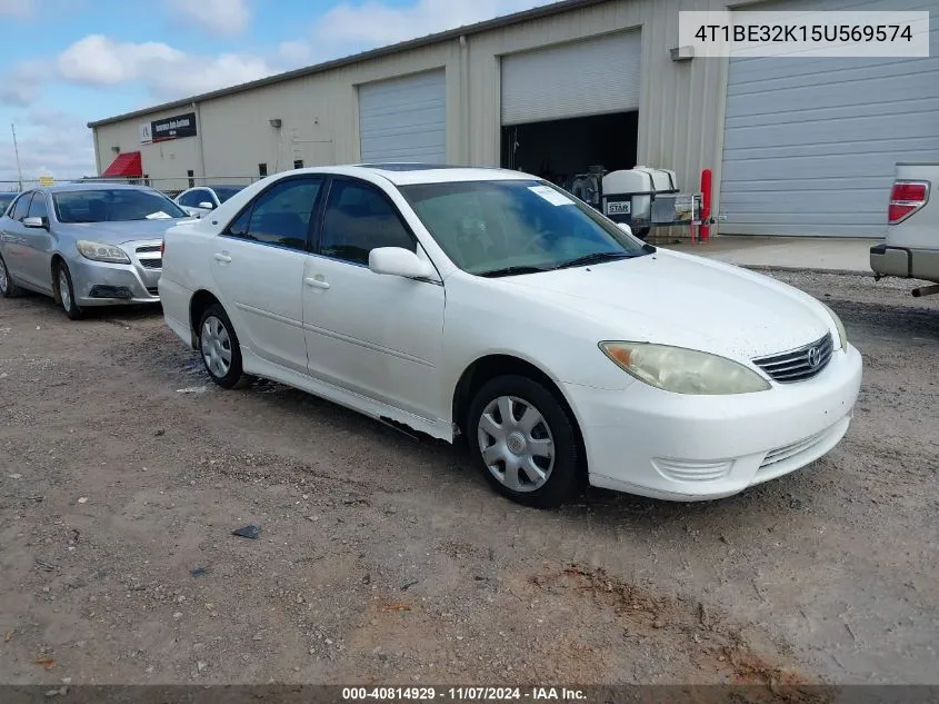 2005 Toyota Camry Le VIN: 4T1BE32K15U569574 Lot: 40814929