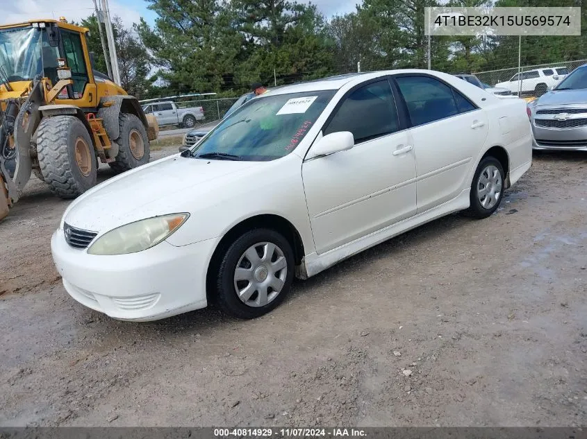 2005 Toyota Camry Le VIN: 4T1BE32K15U569574 Lot: 40814929