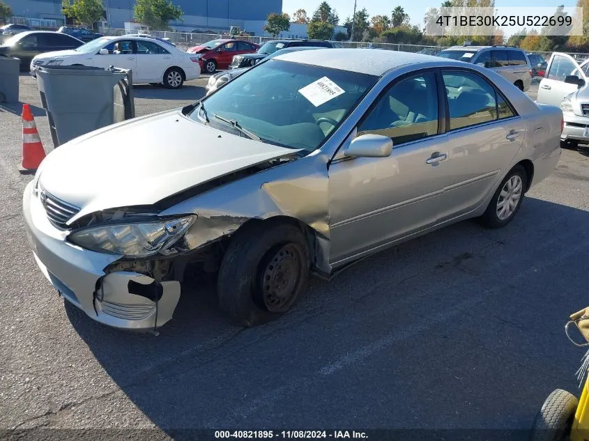 2005 Toyota Camry Le VIN: 4T1BE30K25U522699 Lot: 40821895