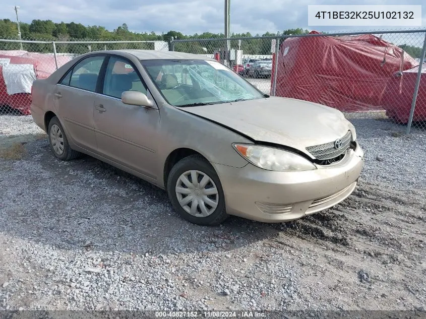 2005 Toyota Camry Le VIN: 4T1BE32K25U102132 Lot: 40827152