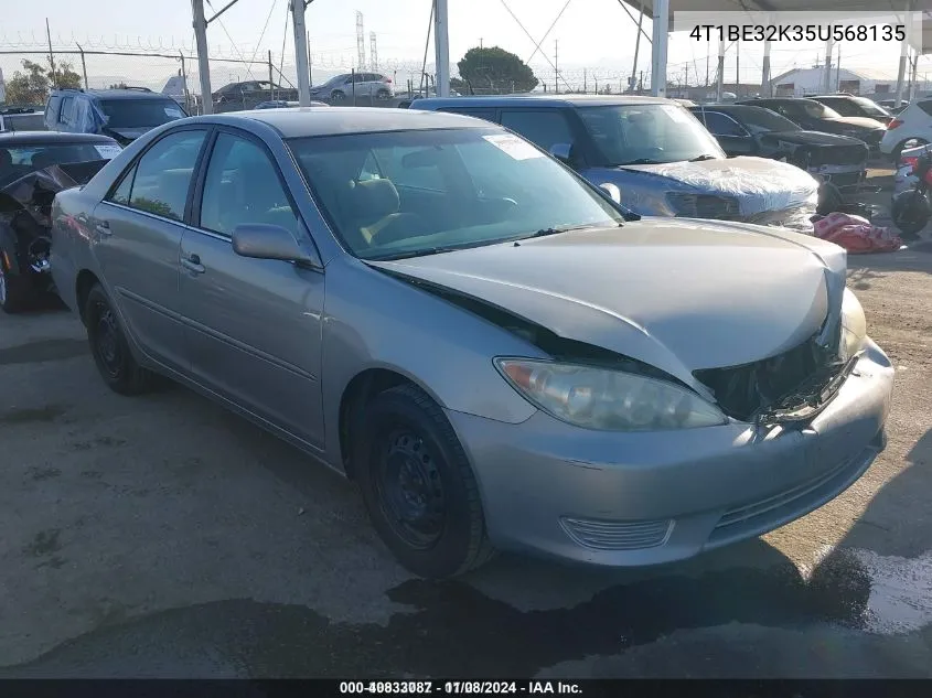 2005 Toyota Camry Le VIN: 4T1BE32K35U568135 Lot: 40833087