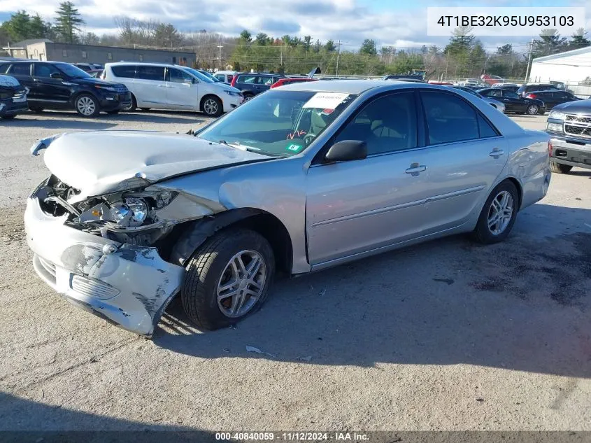 2005 Toyota Camry Std VIN: 4T1BE32K95U953103 Lot: 40840059