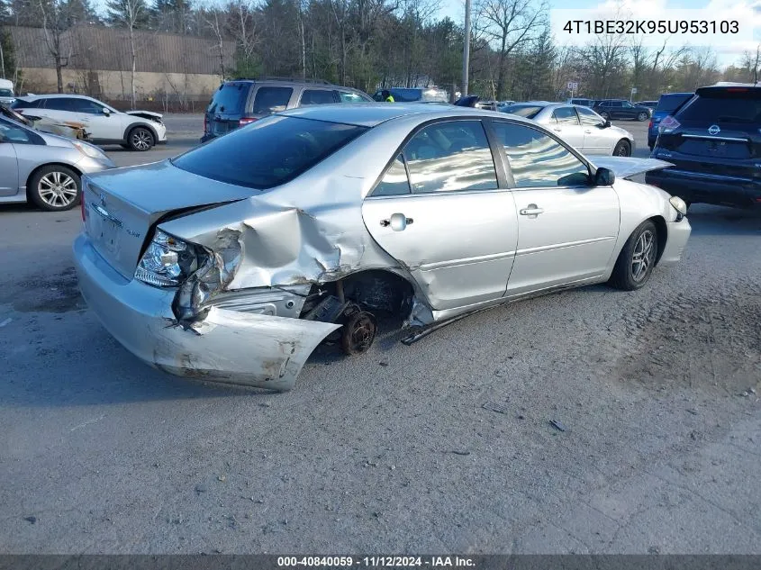 2005 Toyota Camry Std VIN: 4T1BE32K95U953103 Lot: 40840059