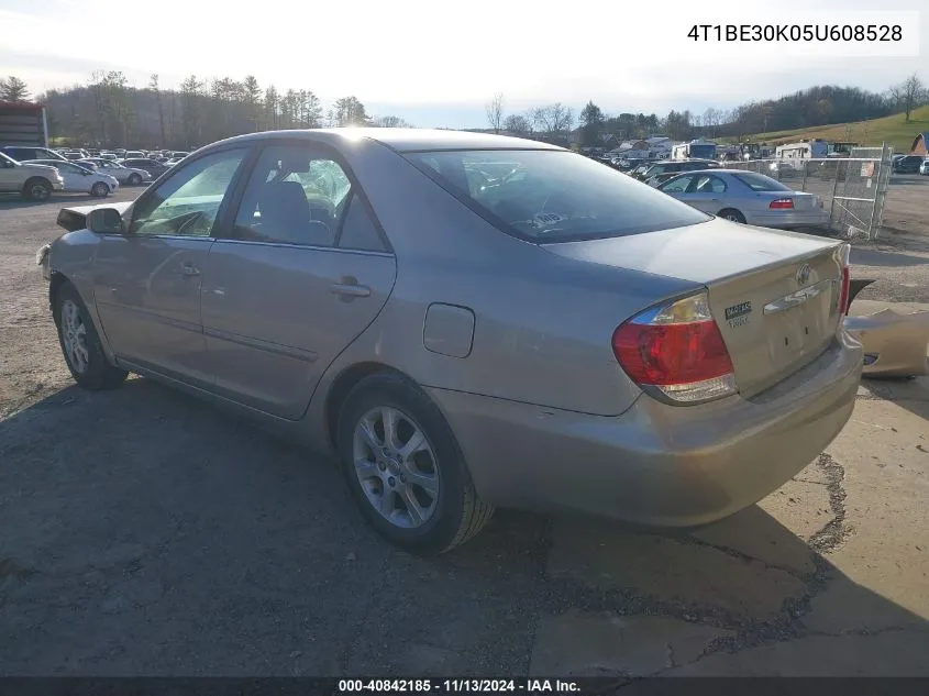 2005 Toyota Camry Xle VIN: 4T1BE30K05U608528 Lot: 40842185