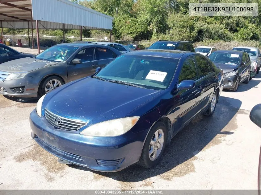 2005 Toyota Camry Le VIN: 4T1BE32K95U100698 Lot: 40843285