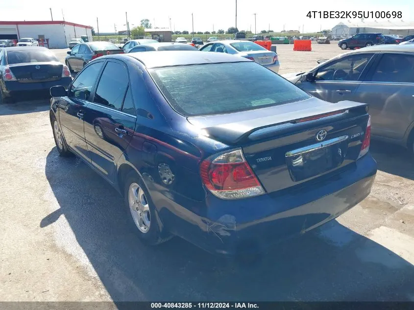 2005 Toyota Camry Le VIN: 4T1BE32K95U100698 Lot: 40843285