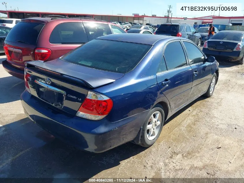 2005 Toyota Camry Le VIN: 4T1BE32K95U100698 Lot: 40843285