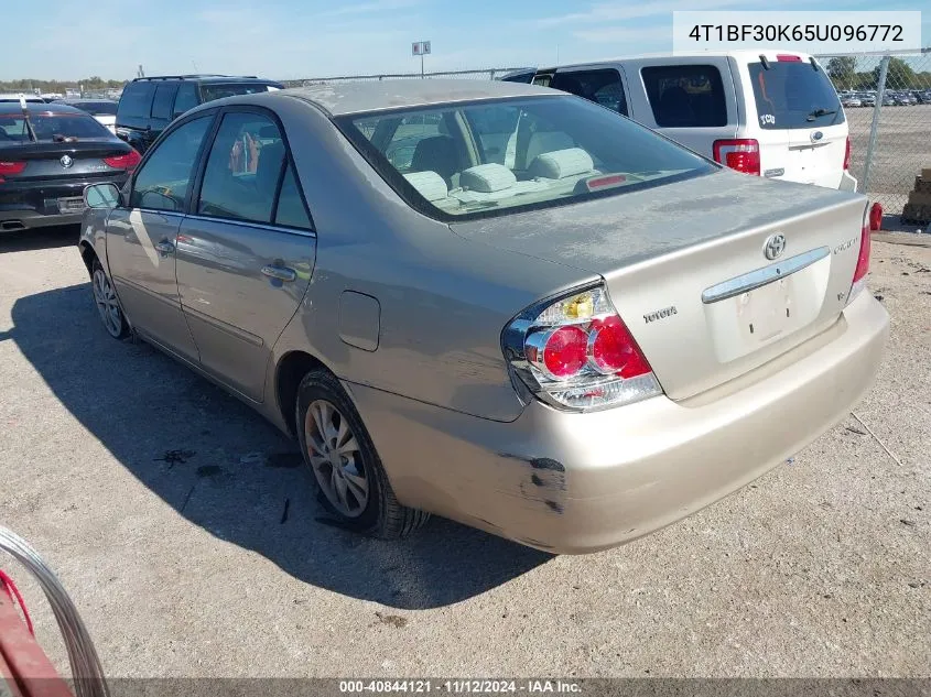 2005 Toyota Camry Le V6 VIN: 4T1BF30K65U096772 Lot: 40844121