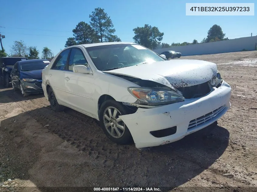 2005 Toyota Camry Se VIN: 4T1BE32K25U397233 Lot: 40851847