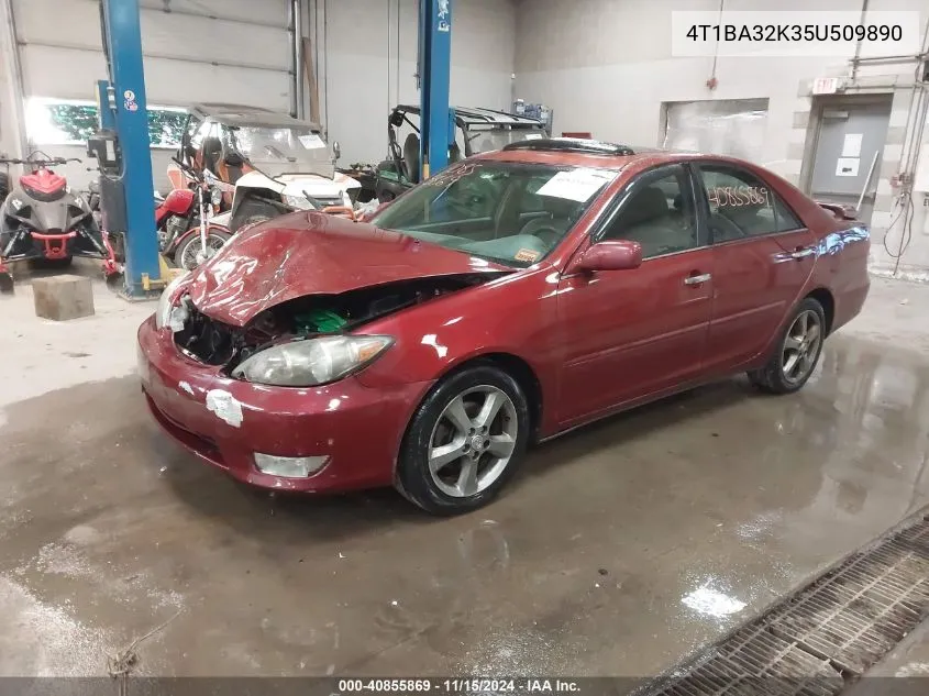 2005 Toyota Camry Se V6 VIN: 4T1BA32K35U509890 Lot: 40855869