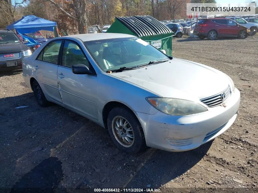 2005 Toyota Camry Le VIN: 4T1BE30K15U433724 Lot: 40856432